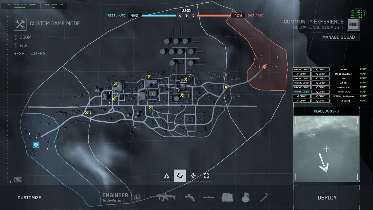 Supply box locations